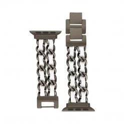 SteveMadden All New Apple Watch® LINKED WATCH BAND WHITE MULTI 42-44MM