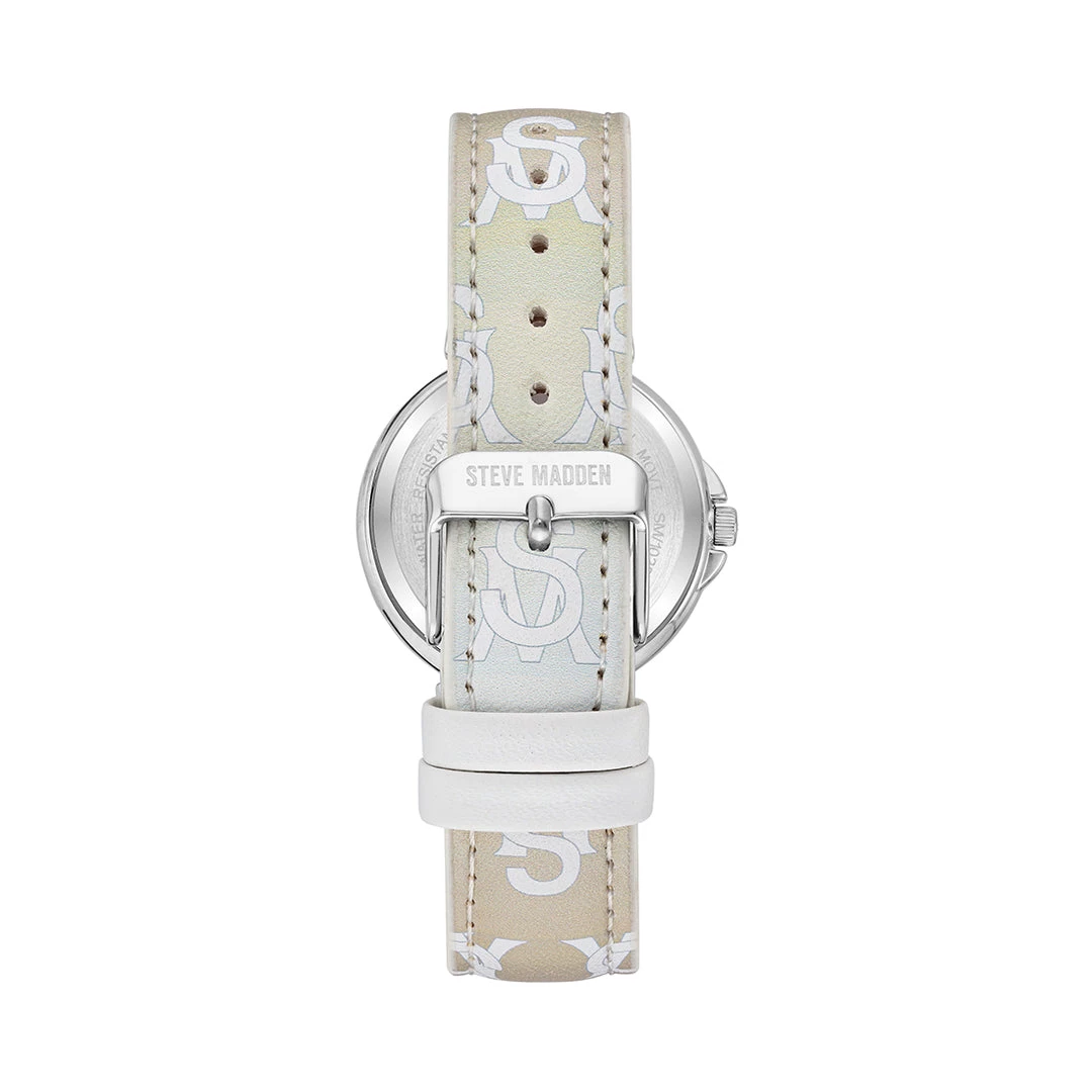 SteveMadden STACKED LOGO WATCH BLUSH MULTI All New 3 SteveMadden STACKED LOGO WATCH BLUSH MULTI All New