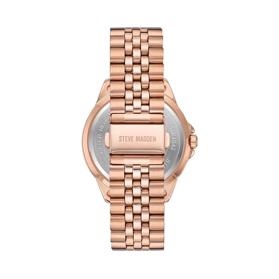 SteveMadden CLASSIC STATEMENT WATCH ROSE GOLD MULTI 3 SteveMadden CLASSIC STATEMENT WATCH ROSE GOLD MULTI