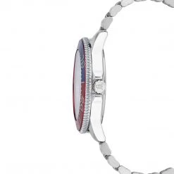 SteveMadden CLASSIC STATEMENT WATCH SILVER MULTI