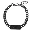 SteveMadden All New CHAIN LINK PENDANT NECKLACE BLACK