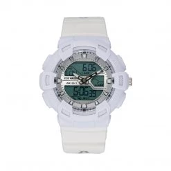 SteveMadden OVERSIZED SPORT WATCH WHITE MULTI All New