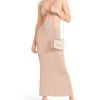 SteveMadden Night Out CUT OUT MAXI DRESS TAN