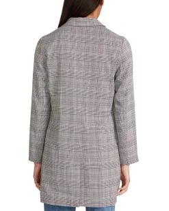 SteveMadden GET PLAID BLAZER BEIGE All New