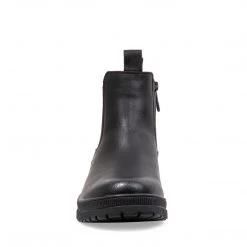 SteveMadden DAVIN BLACK LEATHER MEN'S SHOES