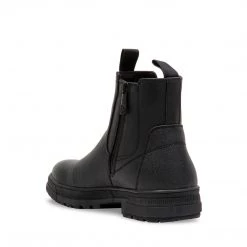 SteveMadden DAVIN BLACK LEATHER MEN'S SHOES