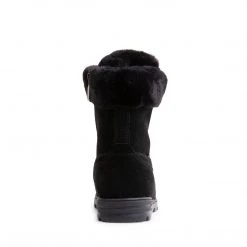 SteveMadden WOMEN'S SHOES KORAL BLACK SUEDE