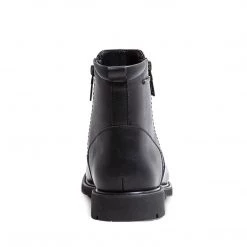 SteveMadden DAMIANO WATERPROOF BLACK LEATHER