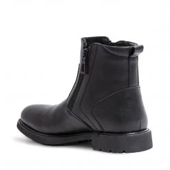 SteveMadden DAMIANO WATERPROOF BLACK LEATHER