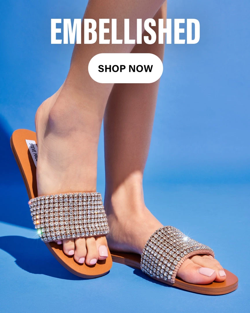 SteveMadden SHOP THE COLLECTION, EMBELLISHED V2 1 SteveMadden SHOP THE COLLECTION, EMBELLISHED V2