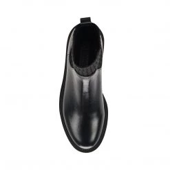 SteveMadden Pre-Order HALLIES BLACK LEATHER