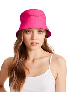 SteveMadden NYLON BUCKET HAT PINK