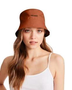 SteveMadden NYLON BUCKET HAT TAN