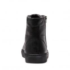 SteveMadden MEN'S SHOES SLASH BLACK LEATHER 8 SteveMadden MEN'S SHOES SLASH BLACK LEATHER