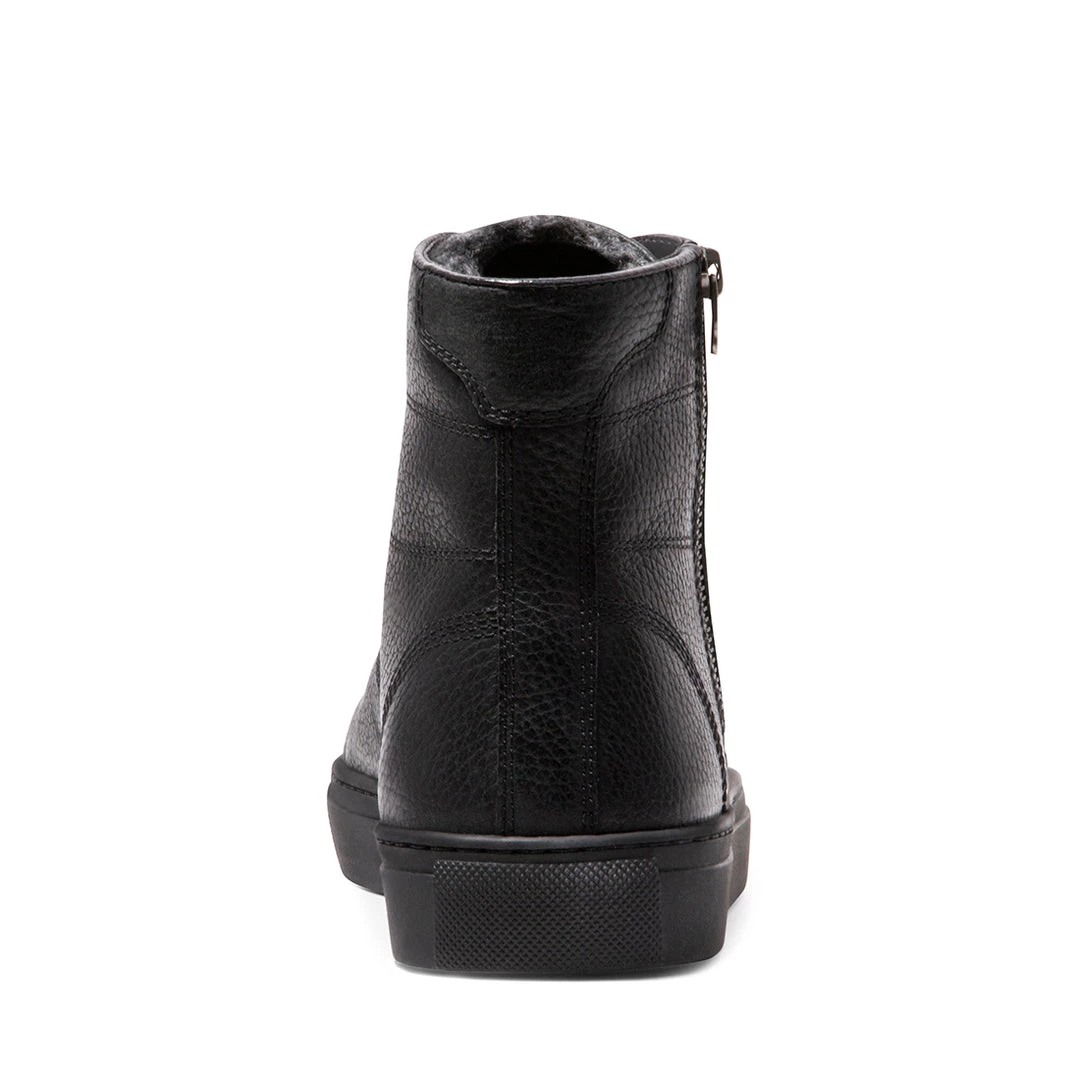 SteveMadden MEN'S SHOES SLASH BLACK LEATHER 4 SteveMadden MEN'S SHOES SLASH BLACK LEATHER