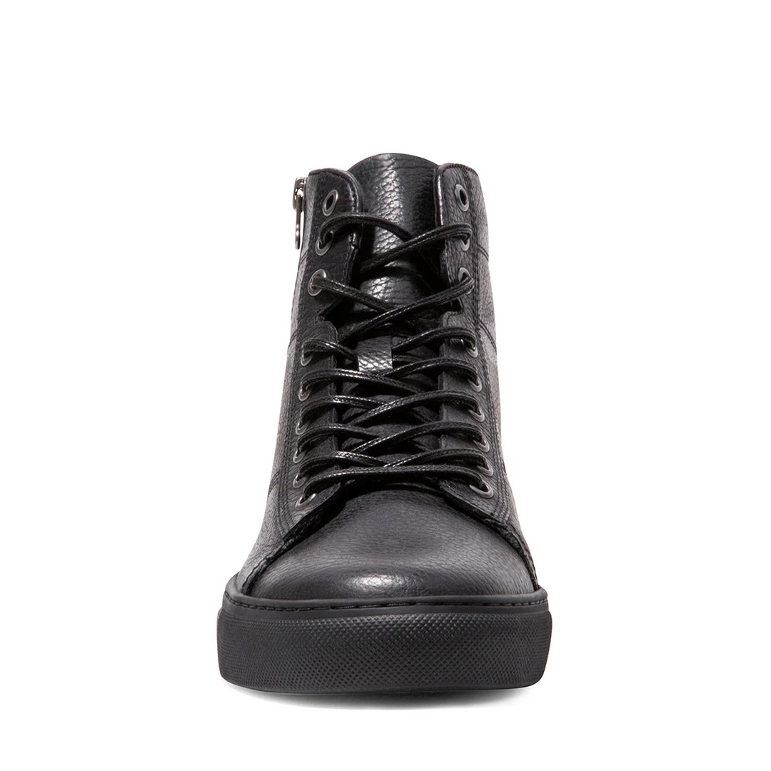 SteveMadden MEN'S SHOES SLASH BLACK LEATHER 3 SteveMadden MEN'S SHOES SLASH BLACK LEATHER