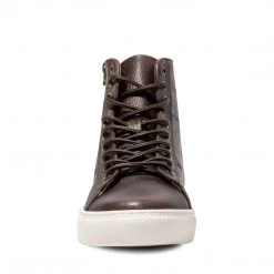 SteveMadden MEN'S SHOES SLASH BROWN LEATHER