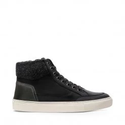 SteveMadden STAHL BLACK LEATHER