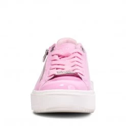 SteveMadden Super Platforms CATCHME PINK PATENT