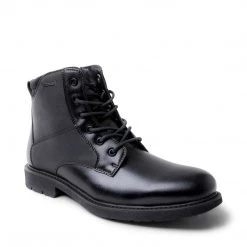 SteveMadden DAVID WATERPROOF BLACK LEATHER MEN'S SHOES
