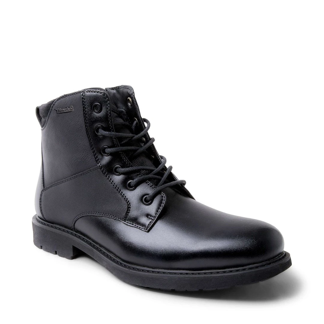 SteveMadden DAVID WATERPROOF BLACK LEATHER MEN'S SHOES 2 SteveMadden DAVID WATERPROOF BLACK LEATHER MEN'S SHOES