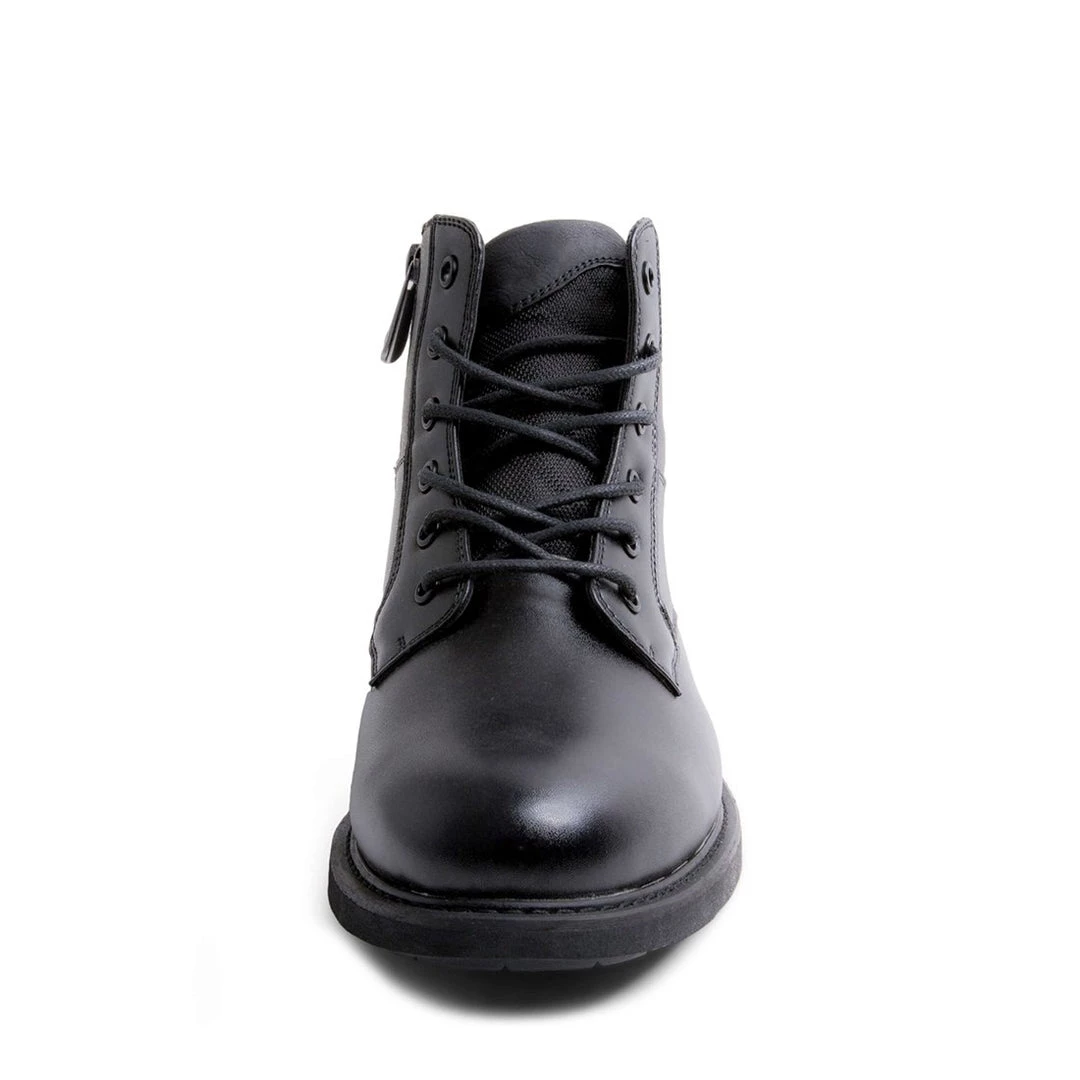 SteveMadden DAVID WATERPROOF BLACK LEATHER MEN'S SHOES 4 SteveMadden DAVID WATERPROOF BLACK LEATHER MEN'S SHOES