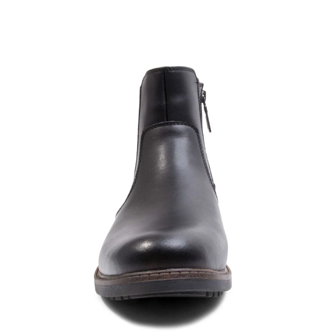 SteveMadden MEN'S SHOES SHADE WATERPROOF BLACK LEATHER 3 SteveMadden MEN'S SHOES SHADE WATERPROOF BLACK LEATHER