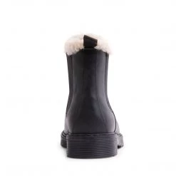 SteveMadden WOMEN'S SHOES ABELLAF BLACK LEATHER