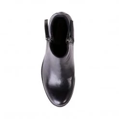 SteveMadden WOMEN'S SHOES AMALIAA BLACK LEATHER