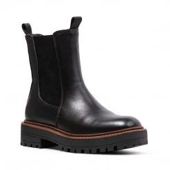 SteveMadden WOMEN'S SHOES BLAKELY BLACK LEATHER