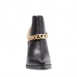 SteveMadden CEDAR-C BLACK LEATHER The Western Edit