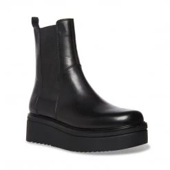 SteveMadden Super Platforms CLARISAA BLACK LEATHER