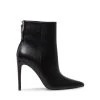 SteveMadden HALENA BLACK LEATHER WOMEN'S SHOES