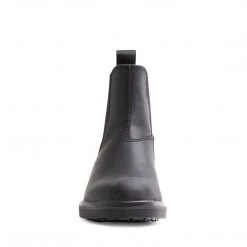 SteveMadden WOMEN'S SHOES JACQUI BLACK LEATHER 8 SteveMadden WOMEN'S SHOES JACQUI BLACK LEATHER