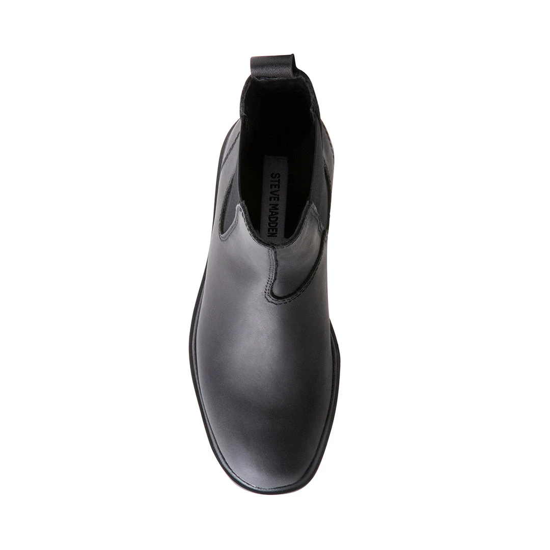 SteveMadden WOMEN'S SHOES JACQUI BLACK LEATHER 5 SteveMadden WOMEN'S SHOES JACQUI BLACK LEATHER