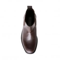 SteveMadden WOMEN'S SHOES JACQUI BROWN LEATHER 10 SteveMadden WOMEN'S SHOES JACQUI BROWN LEATHER