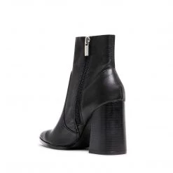 SteveMadden JULINA BLACK LEATHER The Wedding Edit