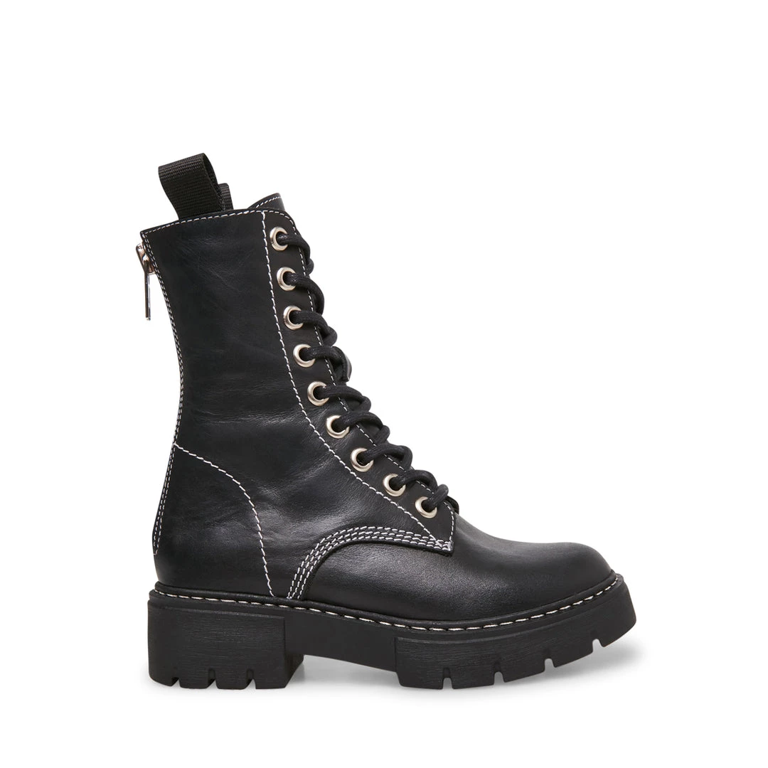 SteveMadden KANYON BLACK LEATHER WOMEN'S SHOES 1 SteveMadden KANYON BLACK LEATHER WOMEN'S SHOES