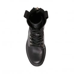 SteveMadden KANYON BLACK LEATHER WOMEN'S SHOES 12 SteveMadden KANYON BLACK LEATHER WOMEN'S SHOES