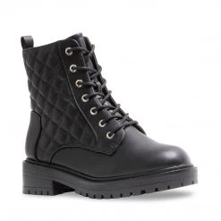 SteveMadden OBSTACLE BLACK Braided Babes