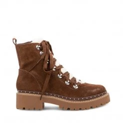 SteveMadden RAINIER TAN SUEDE WOMEN'S SHOES