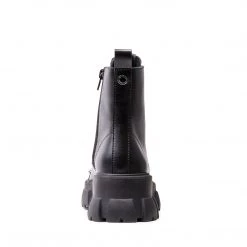 SteveMadden WOMEN'S SHOES TEMPERATE BLACK LEATHER