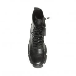 SteveMadden Super Platforms THORA BLACK LEATHER