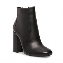 SteveMadden WOMEN'S SHOES TRIX BLACK LEATHER