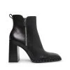 SteveMadden WHISPER BLACK LEATHER