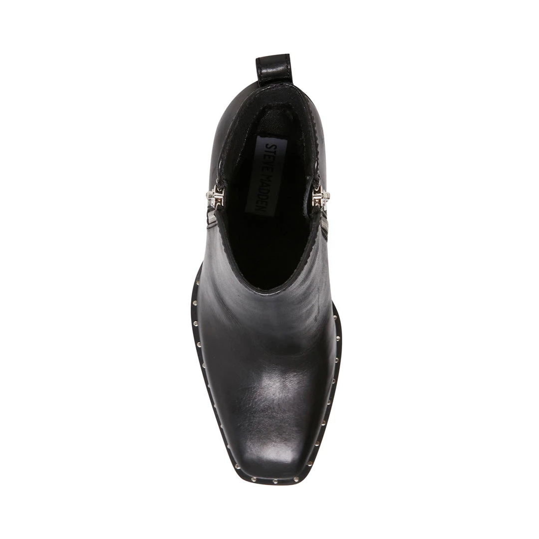 SteveMadden WHISPER BLACK LEATHER 6 SteveMadden WHISPER BLACK LEATHER