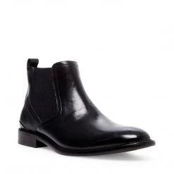 SteveMadden ANSARI BLACK LEATHER