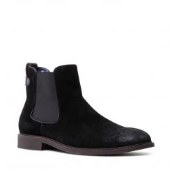 SteveMadden BANTAM BLACK SUEDE MEN'S SHOES