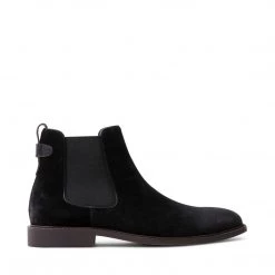 SteveMadden BANTAM BLACK SUEDE MEN'S SHOES