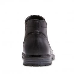 SteveMadden MEN'S SHOES BOAZ BLACK LEATHER